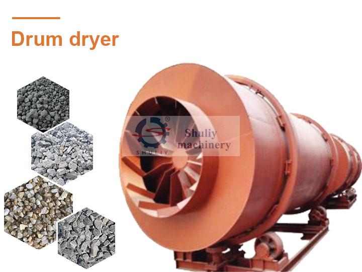 Industrial drum dryer