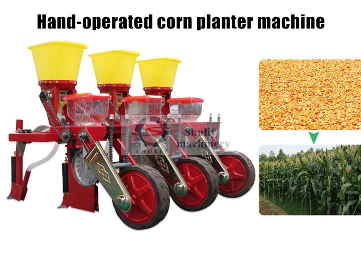 Tractor driven corn planter
