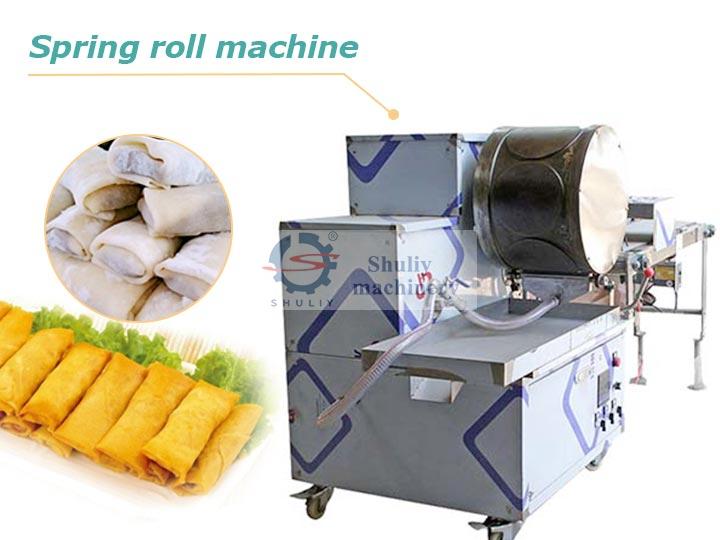 Spring roll machine