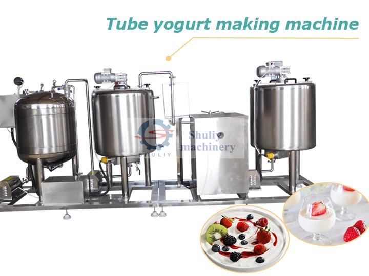 Tube-type yogurt making machine