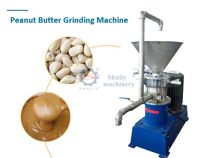 Peanut butter grinding machine