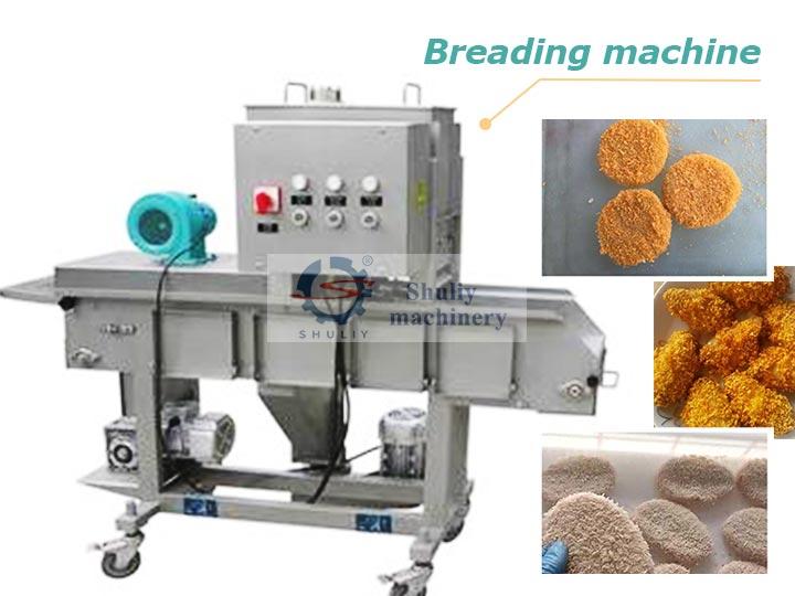 Crumb breading machine