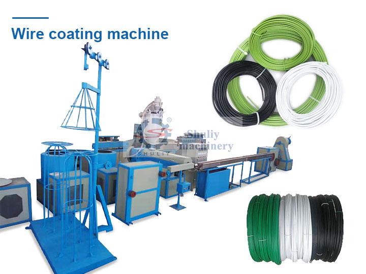 Wire coating machine
