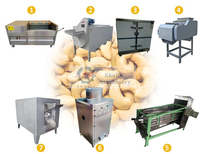 Kaju cashew nut processing machine